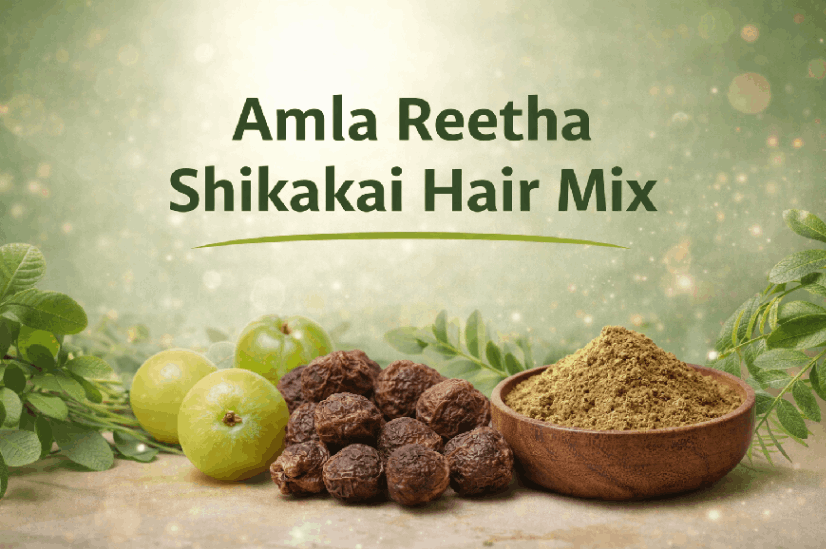 Amla Reetha Shikakai Hair Mix