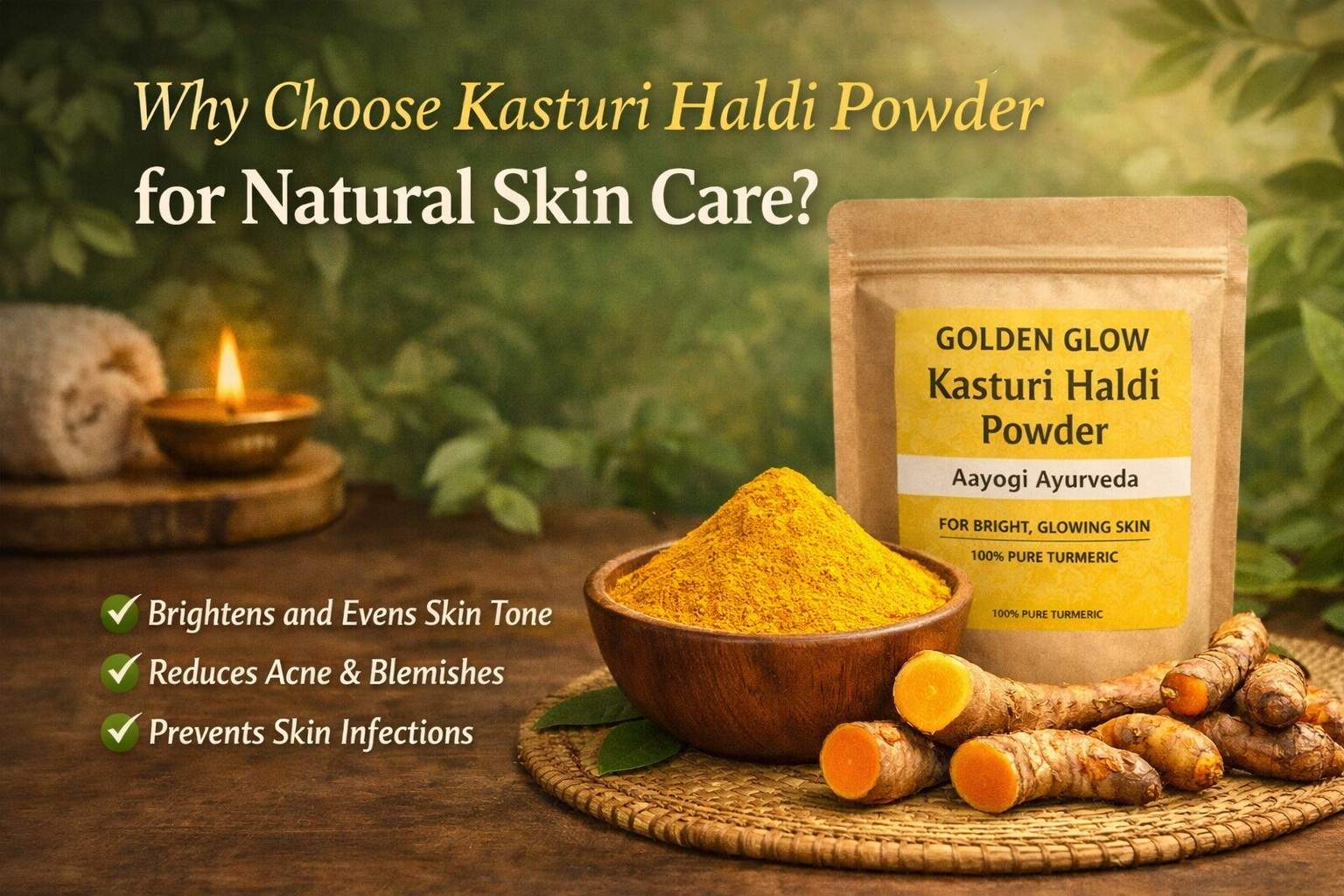 Why Choose Kasturi Haldi Powder for Natural Skin Care?