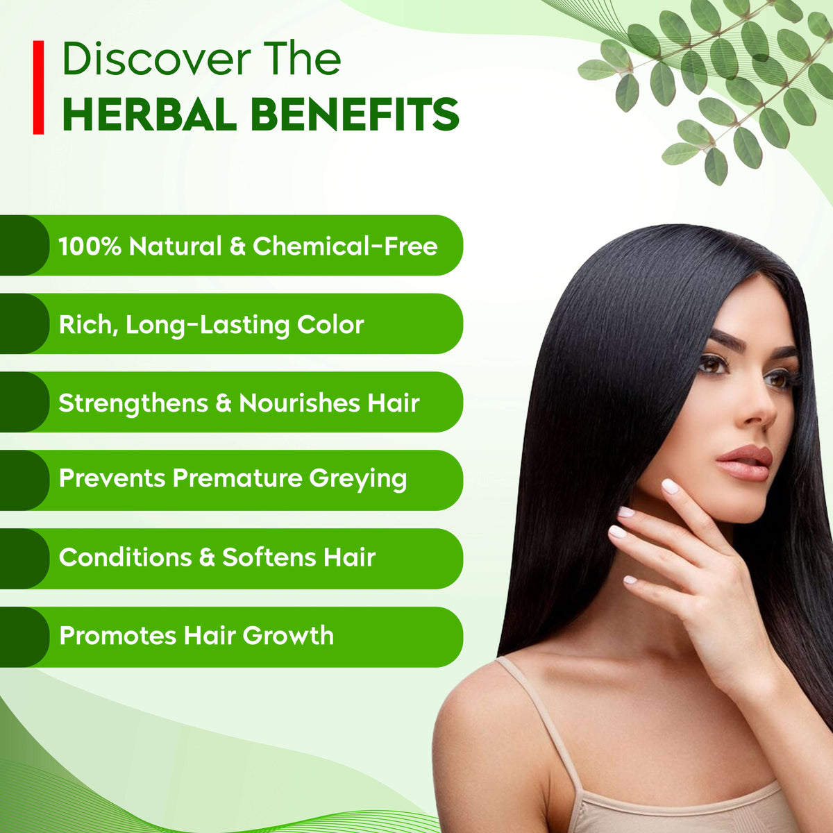 Discover herbal benefits of natural hair dye with henna and indigo for rich, long-lasting color and hair nourishment.